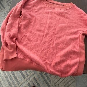 Orange Sweater/Sweatshirt Top